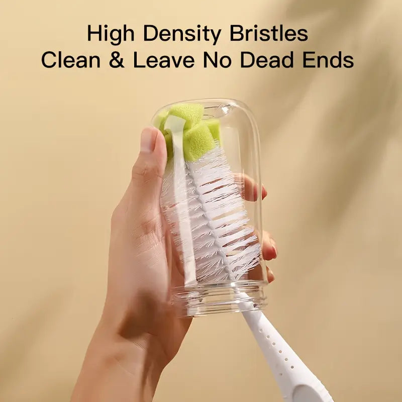 Baby Bottle and Pacifier Brush Cleaning Set 2 in 1 Various Colours