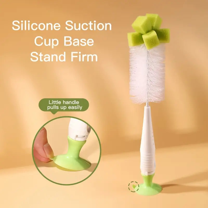 Baby Bottle and Pacifier Brush Cleaning Set 2 in 1 Various Colours