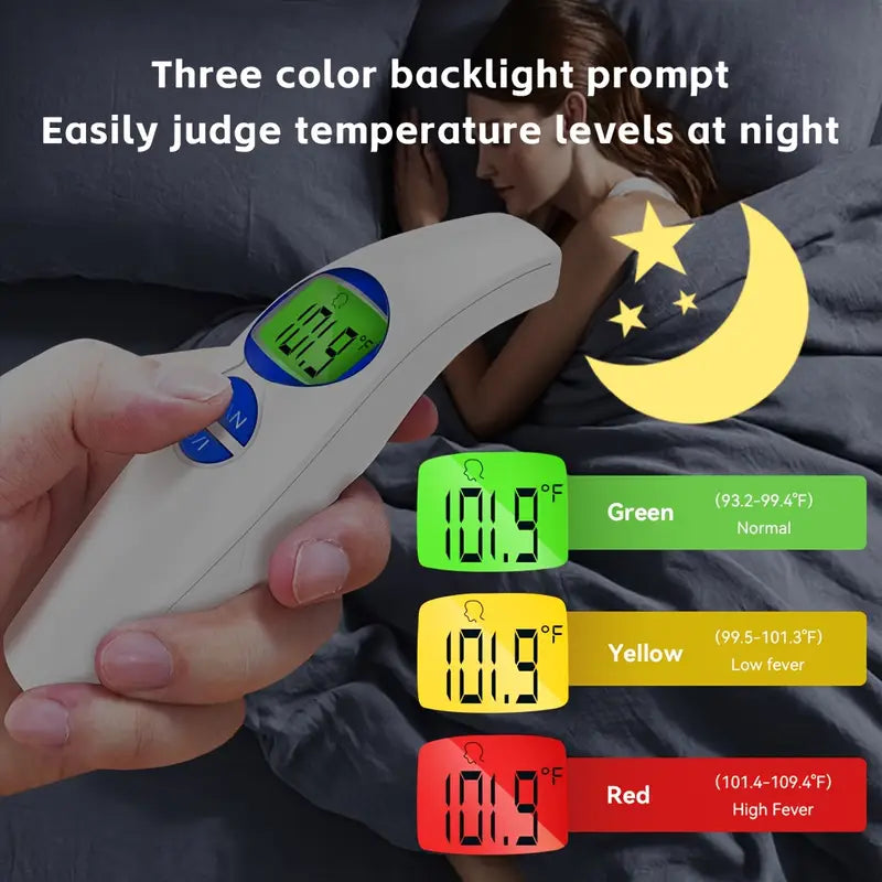 Digital 3 in 1 Touchless Forehead Thermometer for Adults and Youngsters