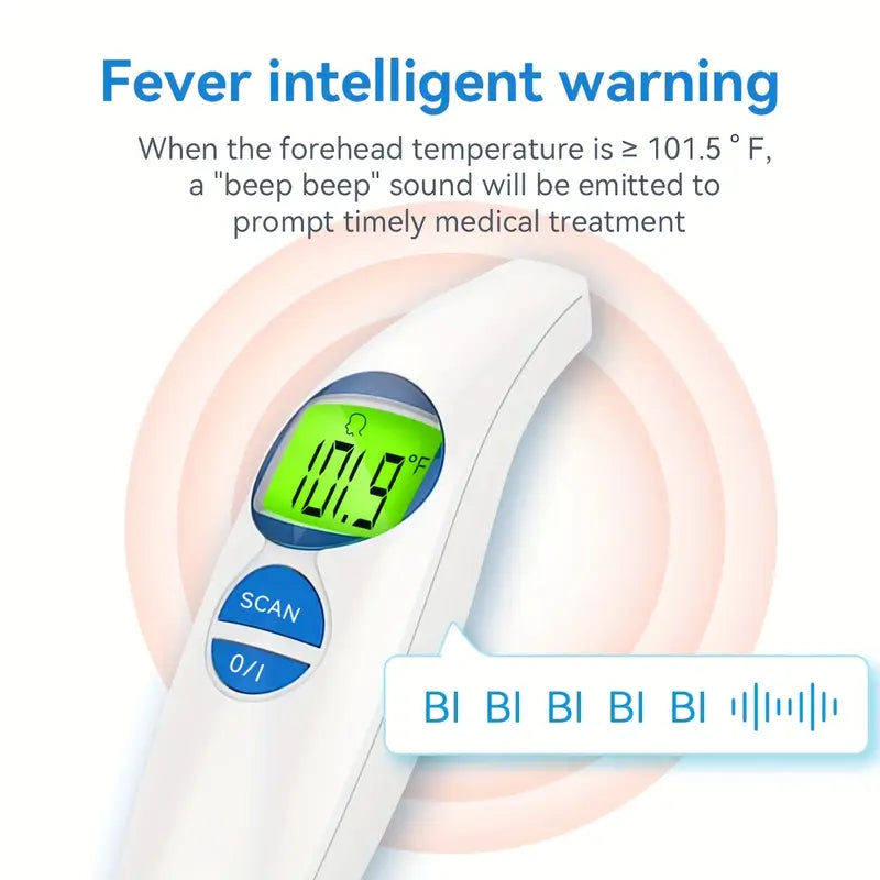 Digital 3 in 1 Touchless Forehead Thermometer for Adults and Youngsters