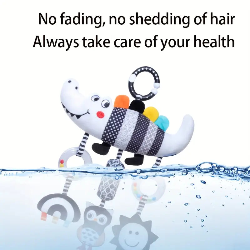 Baby Wind Chime Hanging Ornament Car Toy - Caterpillar or Crocodile