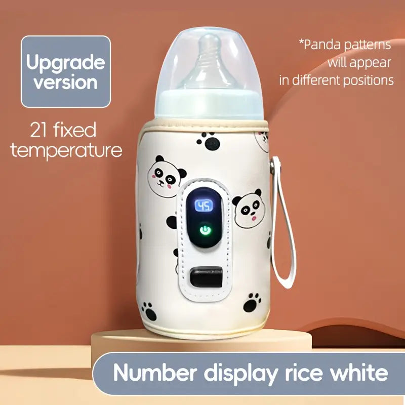 4 Colour option Baby Bottle Warmer USB Powered with Digital Thermometer