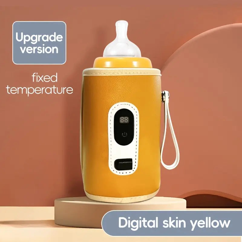 4 Colour option Baby Bottle Warmer USB Powered with Digital Thermometer