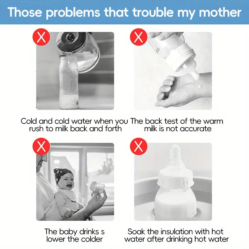 4 Colour option Baby Bottle Warmer USB Powered with Digital Thermometer