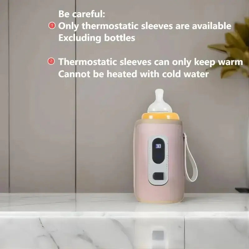 4 Colour option Baby Bottle Warmer USB Powered with Digital Thermometer