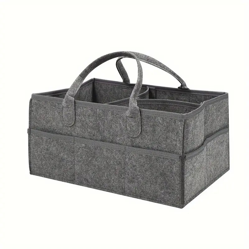 Baby Multipurpose Portable Organizer for Diapers, Toys and other Essentials - Light Grey, Dark Grey, Khaki