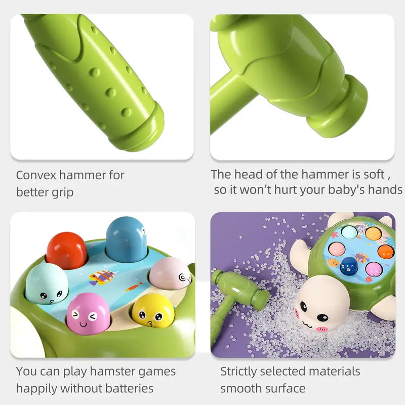 Multiplayer 2 hammers Educational Toy Hand-Eye Coordination