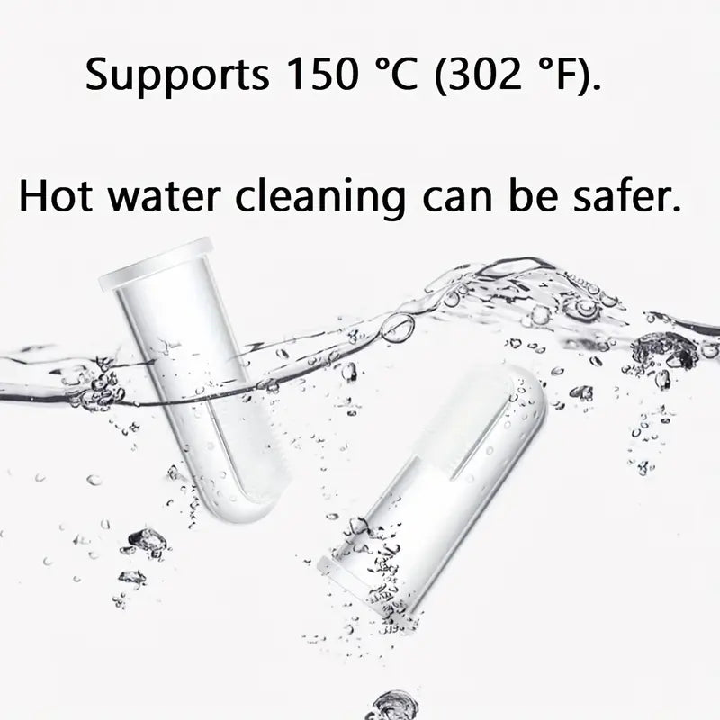 Soft Baby Toothbrush for Teething and Cleaning - Blue or White