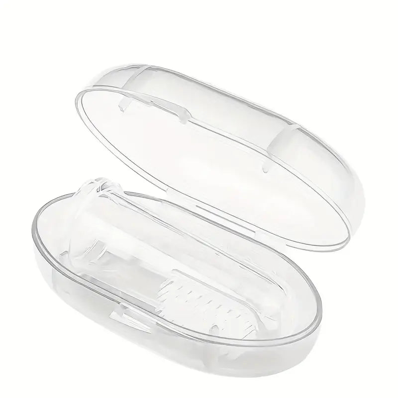 Soft Baby Toothbrush for Teething and Cleaning - Blue or White