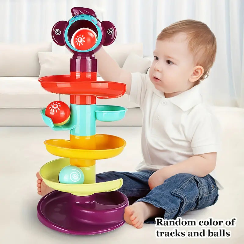 Spiral Ball Tower Toy