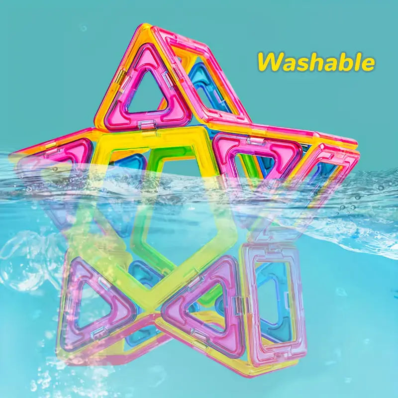 Vibrant Colours Big Size Magnetic Construction Building Blocs