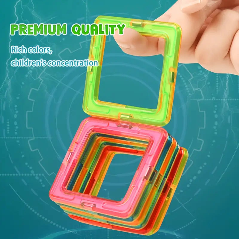 Vibrant Colours Big Size Magnetic Construction Building Blocs